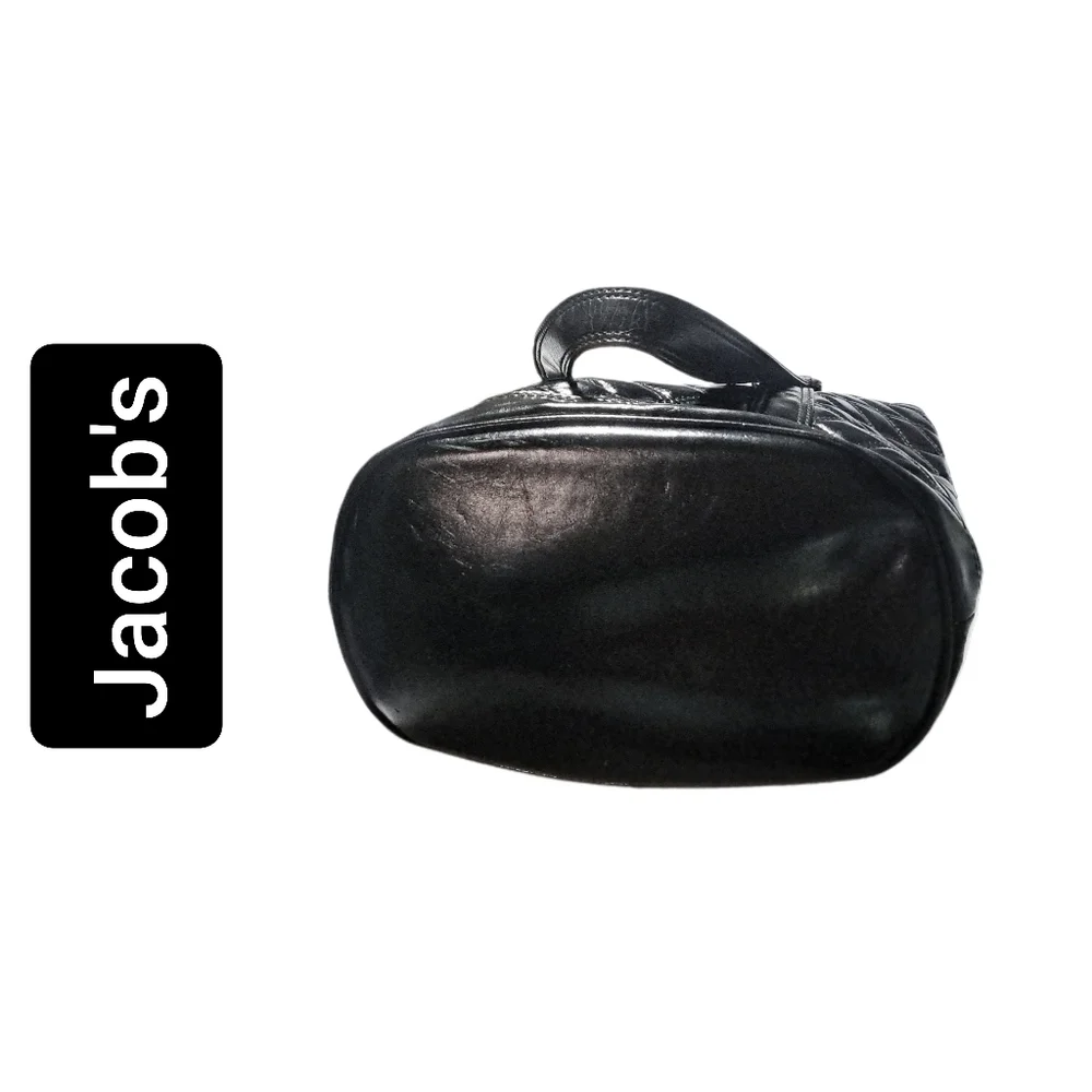 Jacob's ~ Black PU Tote Bag